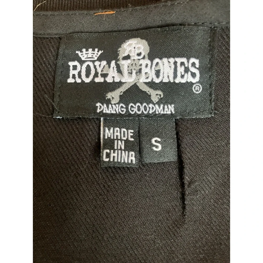 Royal Bones School Girl Skirt Womens S Pleated‎ Black Goth Mini Indie Y2K